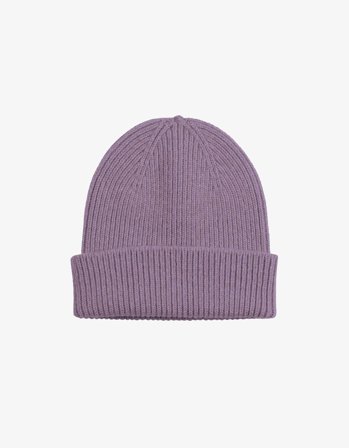 Merino Wool Beanie - Purple Haze - One Size