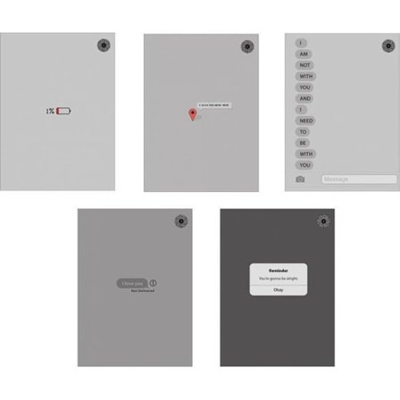 Anteckningsbok - loggbok Ziemia obiecana Anteckningsbok Terre Promise A5/96K, linje SMS (5 stycken)