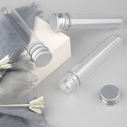 40 ml:n muoviset säilytysputket Laboratorioputki, jossa on ruuvikansi