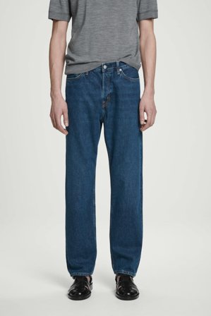 COS Homme Jean Droit Signature in Bleu