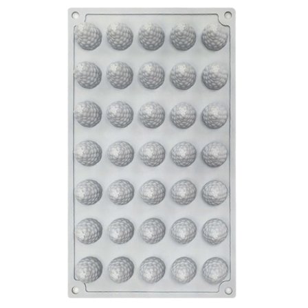 Hindbær Silikoneform 35 Huller Non-stick Fødevaregodkendt Let Slip DIY Kagedekoration Fondant