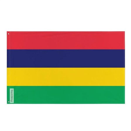 Flagga - Mauritius - 60 x 90 cm - Polyester - Dubbelsidig - Metallölslufthål