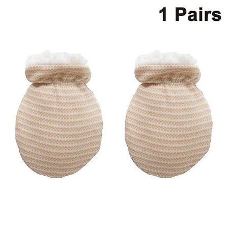 Anti-scratch Gloves Warm Protective Gloves Thick Cotton Newborn Small Gloves