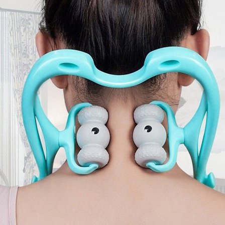 Neck Massageador Massagem Relief Hand Roller Neck Massager for