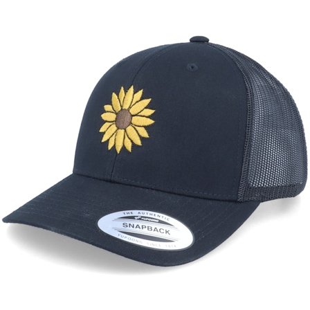 Iconic - Schwarz trucker Cap - Sunflower Black Trucker @ Hatstore