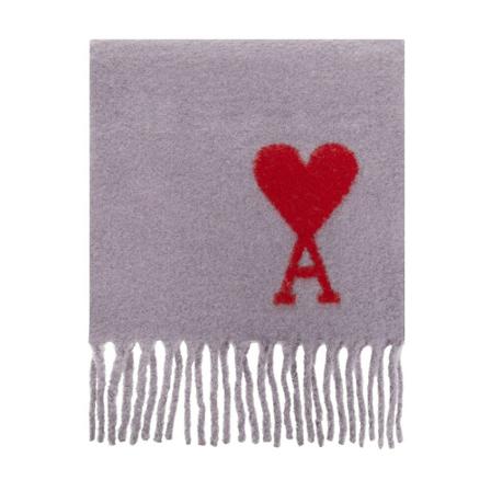 Ami Paris, Winter Scarves Paars, Dames, Maat:ONE Size,alpaca