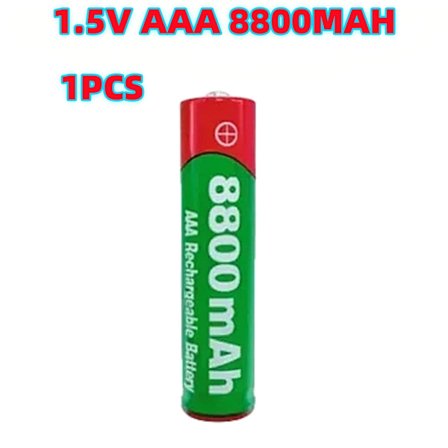 NYT 8800mAh genopladeligt batteri AAA alkalinitetsbatteri 1,5 V AAA-batteri til ure Mus Computere Legetøj Så videre