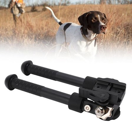 Tilt 360 graders roterande V8 Bipod justerbar skena montering rotationsadapter stativ för utomhusjakt Svart