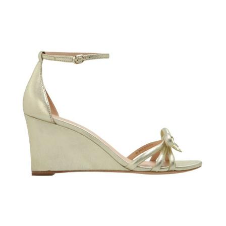 Kate Spade, Flamenco wedge sandals Geel, Dames, Maat:38 1/2 EU