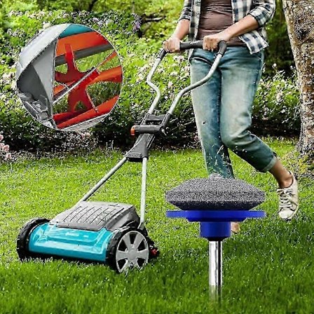 Ny S 1 stk 5 cm Raskere Gressklipper Ener Gressklipperblad Ener Slipende Roterende-Ribn