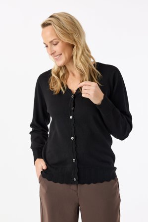 SIGNATURE - Cardigan - Sort