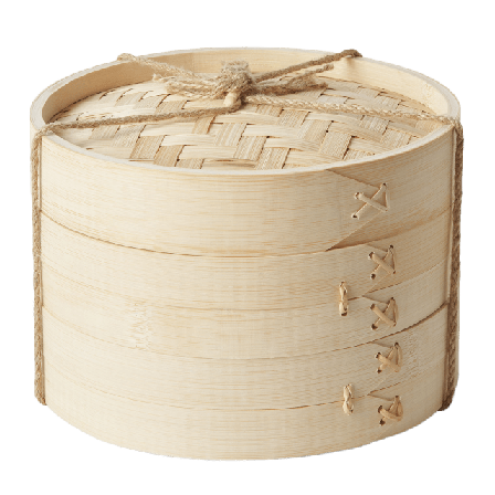 Åhléns Home Ångkokare i bambu Köksredskap Beige ONESIZE