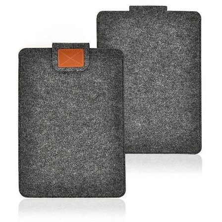 Fodral till Macbook Air / Pro 13 Ullfilt Mörkgrå