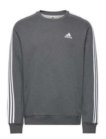 M 3S Fl Swt Sweat-shirt Genser Grå Adidas Sportswear*Betinget Tilbud