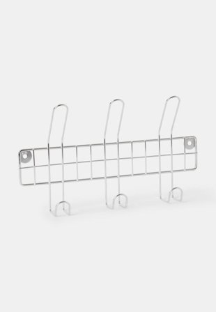 Åhléns Home Kroklist KOSTER 3 krokar & hängare Silver ONESIZE