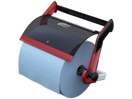 TORK Dispenser W1 Väggställ röd - Lyreco - Städ och hygien - Toalettpapper och torkpapper - Hållare - Industritork