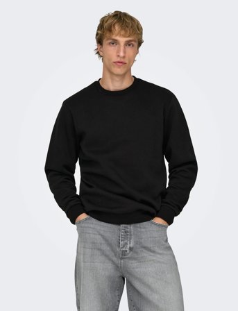 ONLY & SONS Onsceres Crew Neck Noos - Black - XL