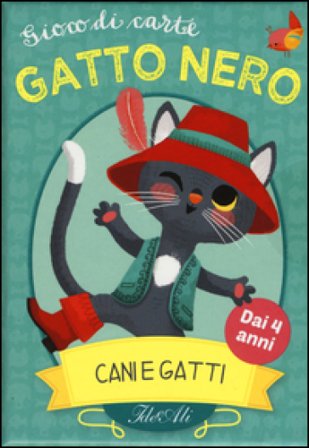 Cani e gatti. Gatto nero. Gioco di carte Miriam Bos