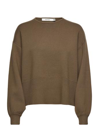 Talligz Short Pullover Noos Pullover Khaki Green Gestuz