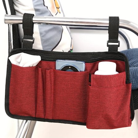 Sideveske for rullestol, multifunksjonell armlenveske, sideveske for kontorstol for å bære medisinsk utstyr, Sui [DB]