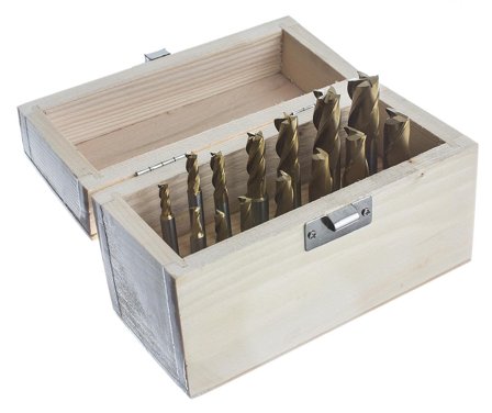 PELA 170670 Pinnfrässats 14 delar, 4-14 mm, Fräsa & hyvla