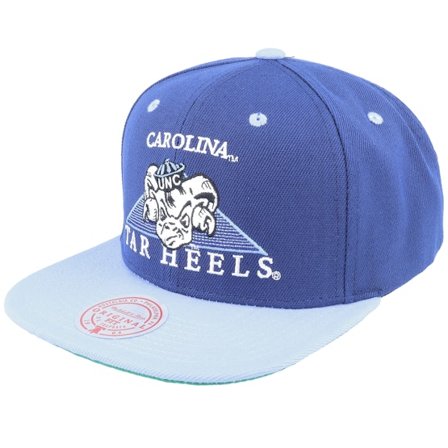 Mitchell & Ness - Carolina Tar Heels Carolina Monument Blue Snapback Snapback Blue Cap - College @ Hatstore