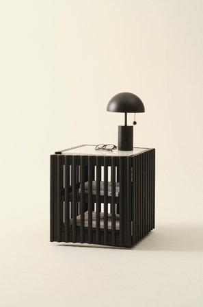 Jotex - Nattbord Svart/terrazzo - YORGI - Kjøp Nattbord hos Jotex