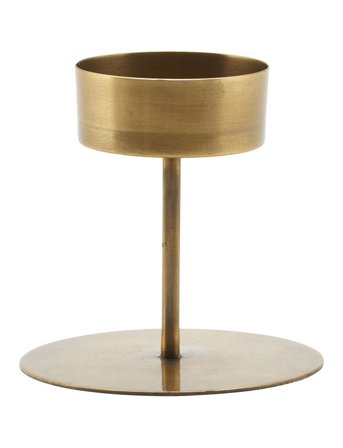 Fyrfadsstage, Hdanit, Antik Messing Gold House Doctor