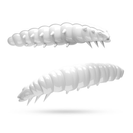 Libra Lures Larva 45 Garlic (8-pack) - White