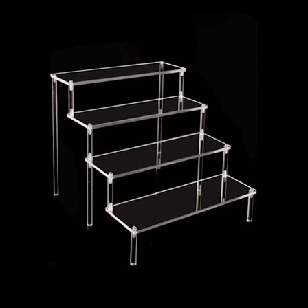 Akryl Display Stativ Figur Hylla 20X10CMFOUR-LAYER