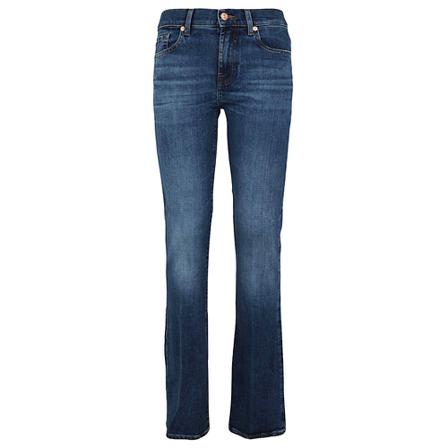 7 For All Mankind Bootcut Slim Illusion Highline Blå, Dame Jeans, Størrelse: W29