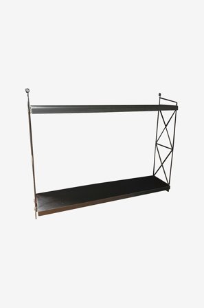 NORDFORM - Reol Shelf 2 hylder - Sort - Væghylder - Fra Homeroom