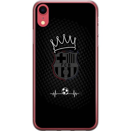 Kompatibel Mobilcover til Apple iPhone XR FC Barcelona Emblem Fotboll Motiv Blå Röd Klubblogo