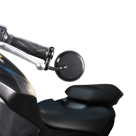 Achteruitkijkspiegels Stuurgewichten Snell Zwart Zwart