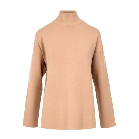 Kaos Turtlenecks Brun, Dame Rullekraver