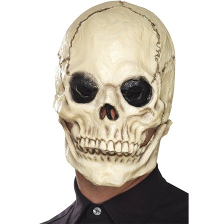 Skelethoved Maske Latex