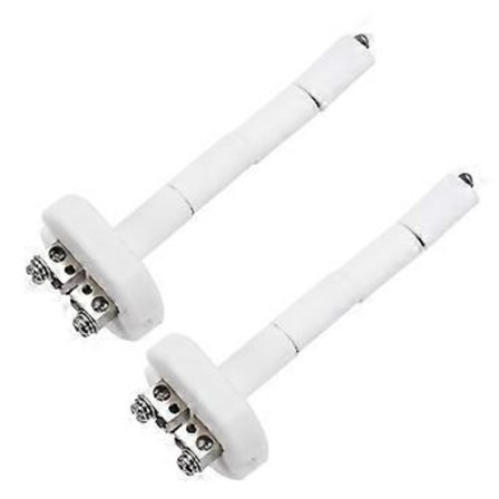 2 stk. K Type Keramisk Ovn Termoelement Sensor til Muffelovn, Høj Temperatur 0-1300°C 2.5x100mm