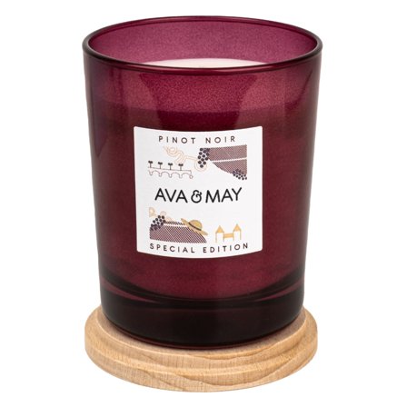 AVA & MAY Candele Pinot Noir 180g - Candela Profumata