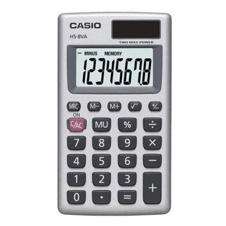 CASIO Räknare HS-8VA - Lyreco - Kontorsmaskiner - Räknare - Miniräknare