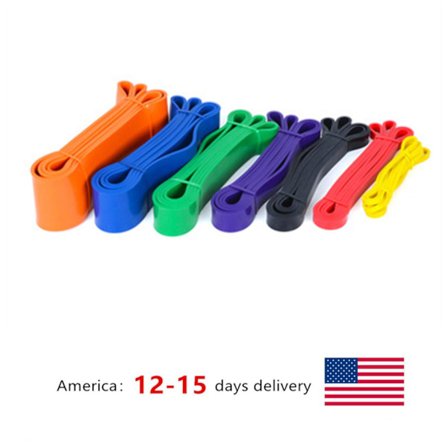 Motståndsband Träning Elastisk Naturlatex Träning Gummiögla Styrka gummiband gym Fitness Träning Expander