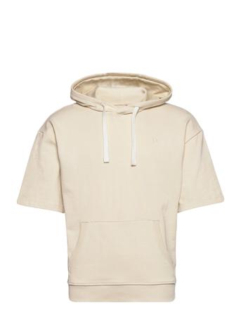 Short Sleeve Hoody Cream Tom Tailor
