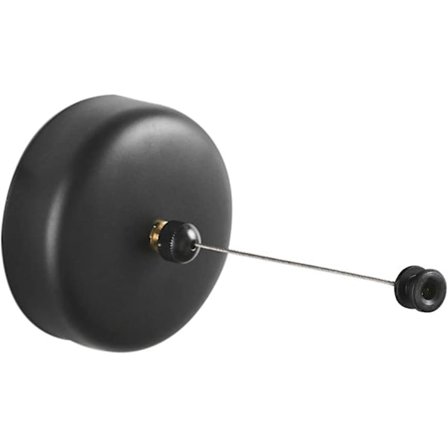 1 Svart Retractable Klädstreck SUS304 Rostfritt Stål Kläder D
