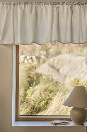 Jotex - Gardinkappa Linnemix Naturvit MILLY - Köp Gardinkappor hos Jotex