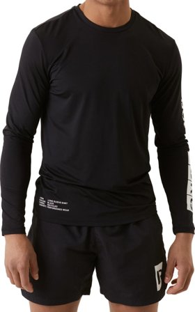 Björn Borg Men's Sthlm Active Long Sleeve T-Shirt Men long-sleeved training tops Black L