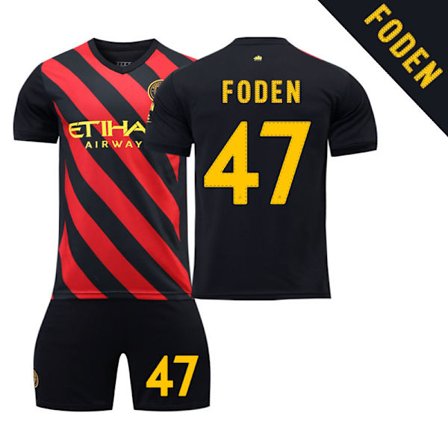 22 Champions League Manchester NO. 47 Foden tröja