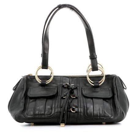 Saint Laurent Vintage Handbags svart, Dam Vintage Väskor, Dam, Storlek: ONE SIZE