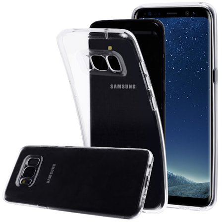 Samsung Galaxy S8 Kuori läpinäkyvää kumia