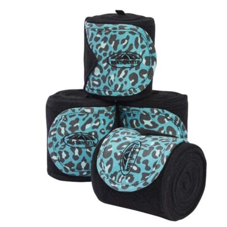 Weatherbeeta Leopardmönstrade Print I Fleece (förpackning Med 4) På