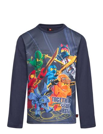 Lwtano 701 - T-Shirt L/S Tops T-shirts Long-sleeved T-shirts Navy LEGO Kidswear