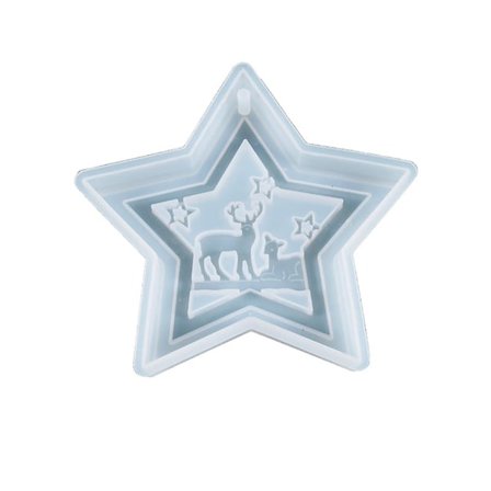 Julegave Silikon Smykke Støpeform Harpiks Epoxy Mold Håndverk Dekor Verktøy